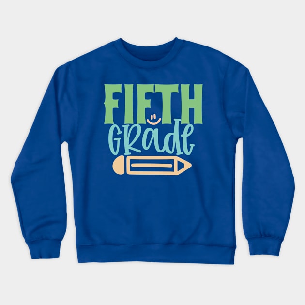 Fifth Grade Crewneck Sweatshirt by VijackStudio